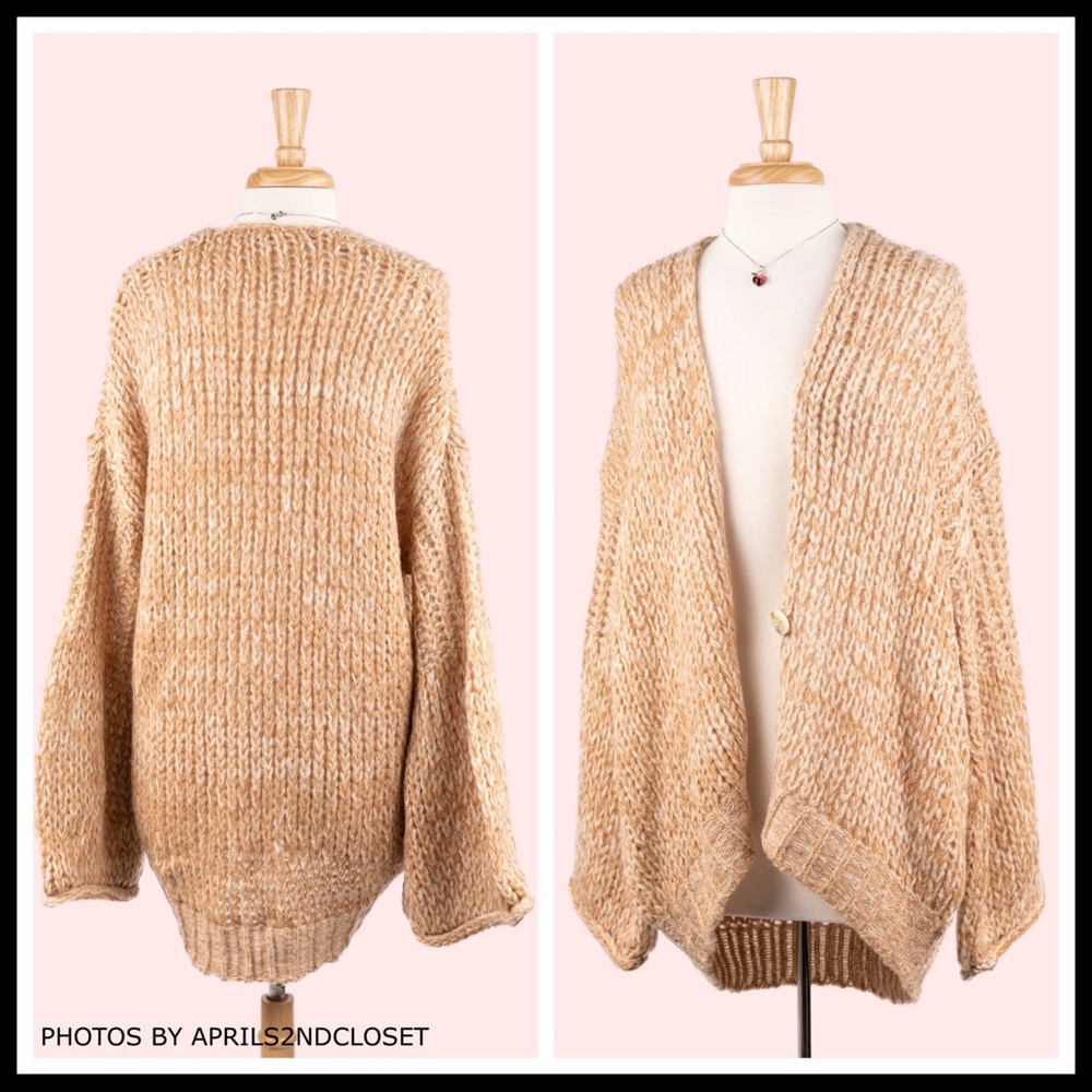 FREE PEOPLE BOHO CARDI LONG CARDIGAN A2C - Picture 9 of 16